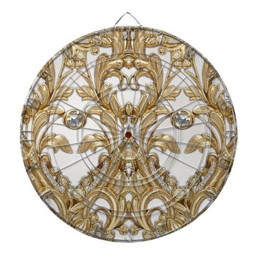Decorative Gold Dartboard Dartscheibe (vorne)