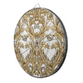 Decorative Gold Dartboard Dartscheibe (Vorderseite rechts)