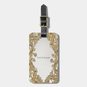 Decorative Gold-Gepäckmarke Gepäckanhänger