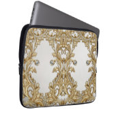 Decorative Gold Laptop Sleeve (Vorne Rechts)