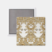 Decorative Gold Magnet (Vorderseite/Rückseite)