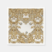 Decorative Gold Napkins Serviette (Vorderseite)