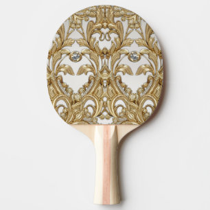 Decorative Gold Ping Pong Paddle Tischtennis Schläger