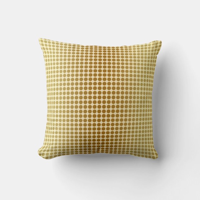 Decorative Gold Polka Dots Kissen (Vorderseite)