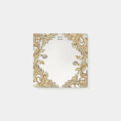 Decorative Gold Post it Notes Post-it Klebezettel (Vorderseite)