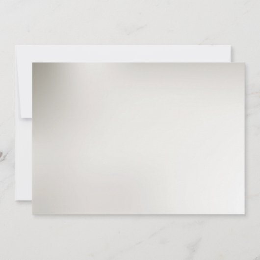 Decorative Gold Save the Date (Rückseite)