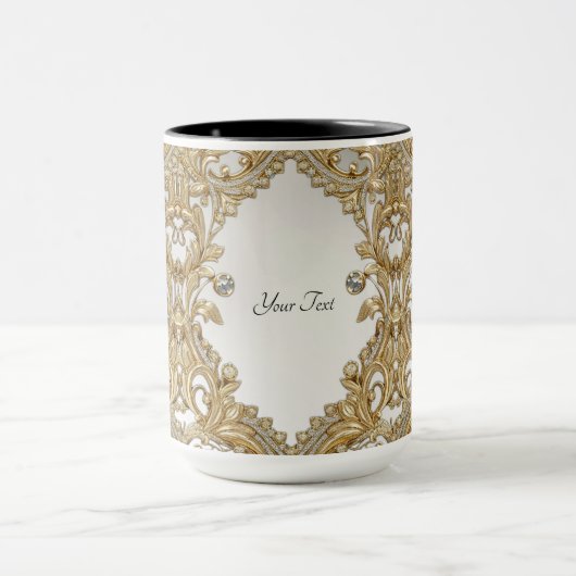 Decorative Gold-Tasse Tasse (Zentrum)