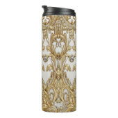 Decorative Gold Thermal Tumbler Thermosbecher (Nach rechts gedreht)