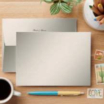 Decorative Gold White Floral Wedding Umschlag