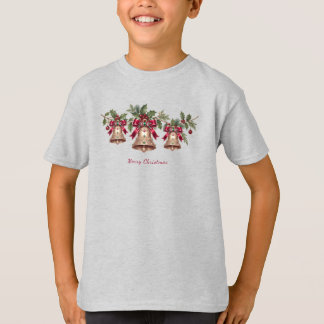 Decorative Golden Bells Boy T-Shirt