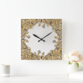 Decorative goldene Uhr (Zuhause)