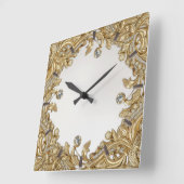 Decorative goldene Uhr (Winkel)
