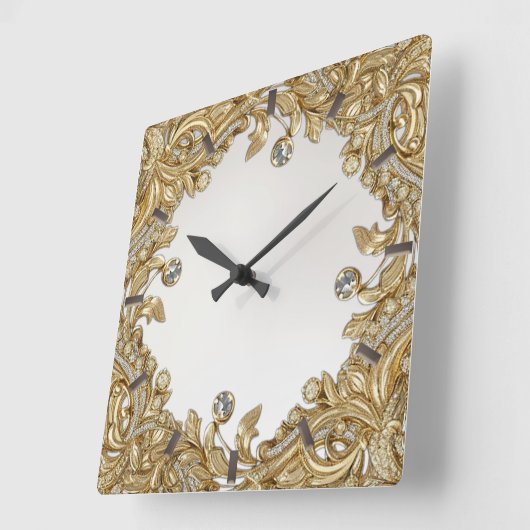 Decorative goldene Uhr (Winkel)