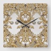 Decorative goldene Uhr (Vorderseite)