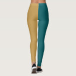 Decorative Half And Half Leggings<br><div class="desc">Half and half colored leggings for every day or dancing</div>