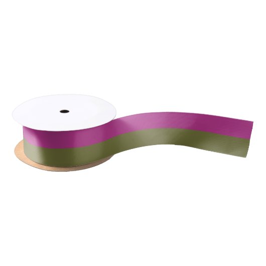 Decorative Half And Half Satinband (Spule)