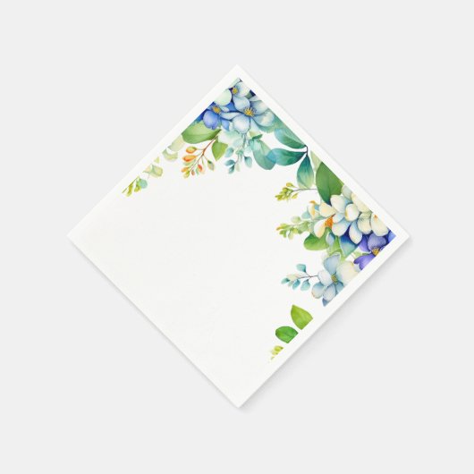 Decorative hanging flowers serviette (Ecke)