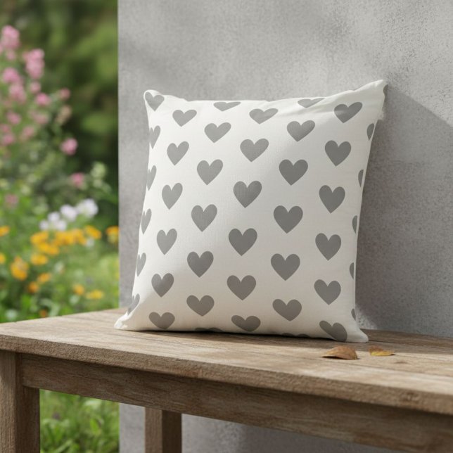 Decorative heart-patterned cushion kissen (Von Creator hochgeladen)