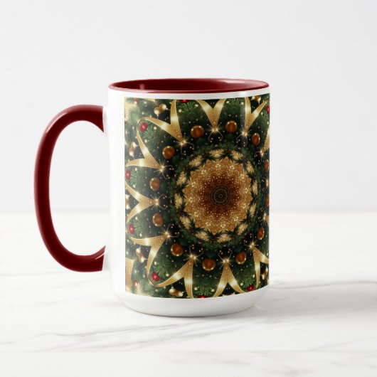 Decorative Holiday Mug Tasse (Links)