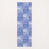 Decorative Holiday Snowflake Monogram Yogmatte Yogamatte (Rückseite)