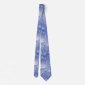 Decorative Holiday Snowflake Neck Tie Krawatte (Rückseite)