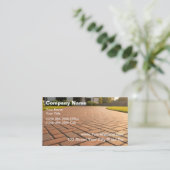 Decorative Home Brick Paving Visitenkarte (Stehend Vorderseite)