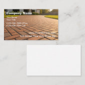 Decorative Home Brick Paving Visitenkarte (Vorne/Hinten)
