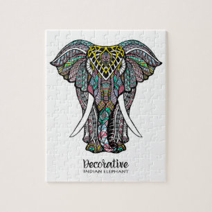 Decorative Indian Elephant Puzzle