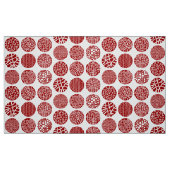 Decorative Kreise - Ruby Red and White Stoff (Fat Quarter (45,7 x 55,9 cm))