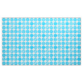 Decorative Kreise - Sky Blue und White Stoff (Yard (91,4 cm))