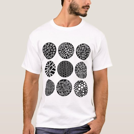 Decorative Kreise T-Shirt (Vorderseite)