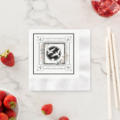 Decorative Liebe Doves Serviette (Beispiel)