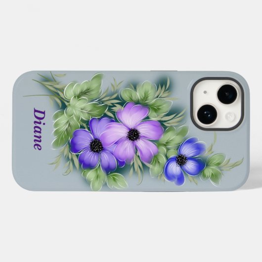 Decorative Lilac Case-Mate iPhone Hülle (Rückseite (Horizontal))