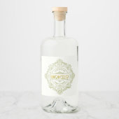 Decorative Logo Frame Limoncello Alkoholflaschenetikett (Vorderseite)