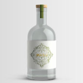 Decorative Logo Frame Limoncello Alkoholflaschenetikett