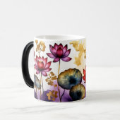 Decorative Lotus Blume Design #2 Verwandlungstasse (Vorderseite Links)