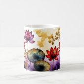 Decorative Lotus Blume Design #2 Verwandlungstasse (Mittel)