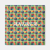 Decorative Magnet - Abstract Geometric Shapes (Vorne)