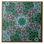 Decorative Mandala Ceramic Tile Fliese (Vorderseite)