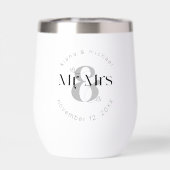 Decorative Modern Wedding Mr. & Mrs. ID887 (Rückseite)