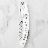 Decorative Moderne Hochzeit Vater von Bride B ID88 Kellnermesser (Vorderseite)