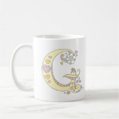 Decorative Monogram G Herz und Blume Tasse (Links)