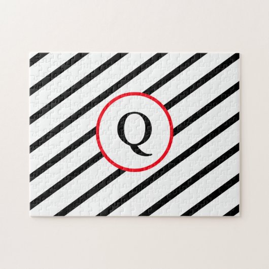 Decorative Monogram Puzzle (Horizontal)