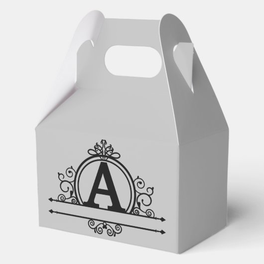 Decorative Monogramm A Geschenkschachtel (Vorderseite)