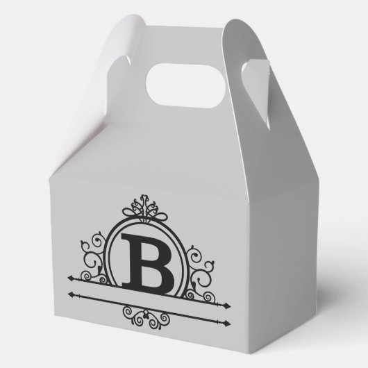 Decorative Monogramm B Geschenkschachtel (Vorderseite)