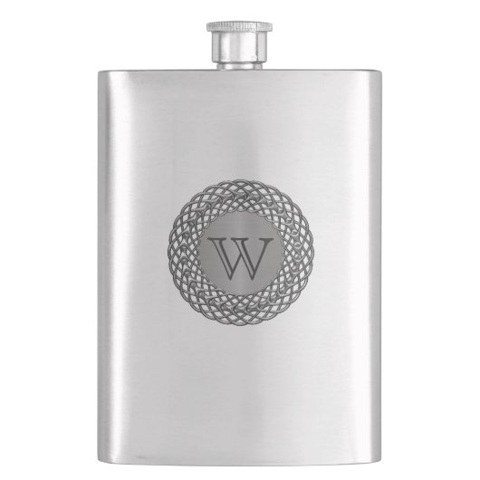 Decorative Monogramm-Flasche Flachmann (Vorderseite)