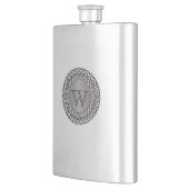 Decorative Monogramm-Flasche Flachmann (Links)