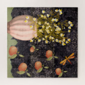 Decorative Moody Floral Puzzle (Horizontal)