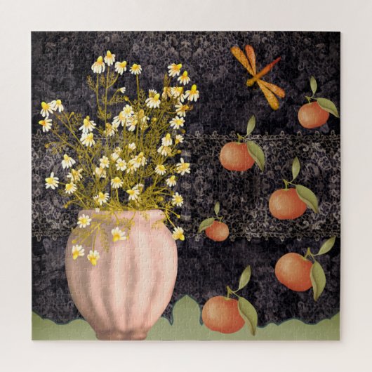 Decorative Moody Floral Puzzle (Vertikal)