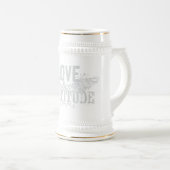 Decorative Mug with Love & Gratitude Lettering Bierglas (VorderseiteRechts)